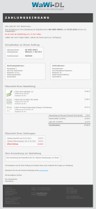 JTL-Wawi Email-Vorlage HTML  (Design 01) Zahlungsbestätigung