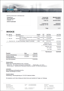 JTL-Wawi Druckvorlagen - ENGLISCH  (Design 04)