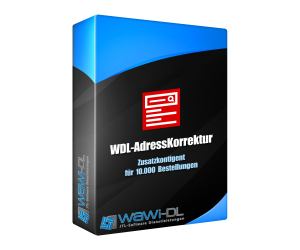 WDL-AdressKorrektur ... Zusatzkontigent 10.000 Bestellungen