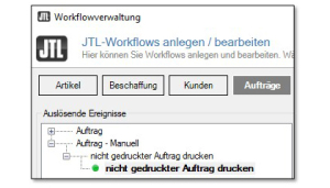 Auftrag bereits gedruckt (Bedingung)