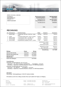 JTL-Wawi Druckvorlagen  (Design 01)